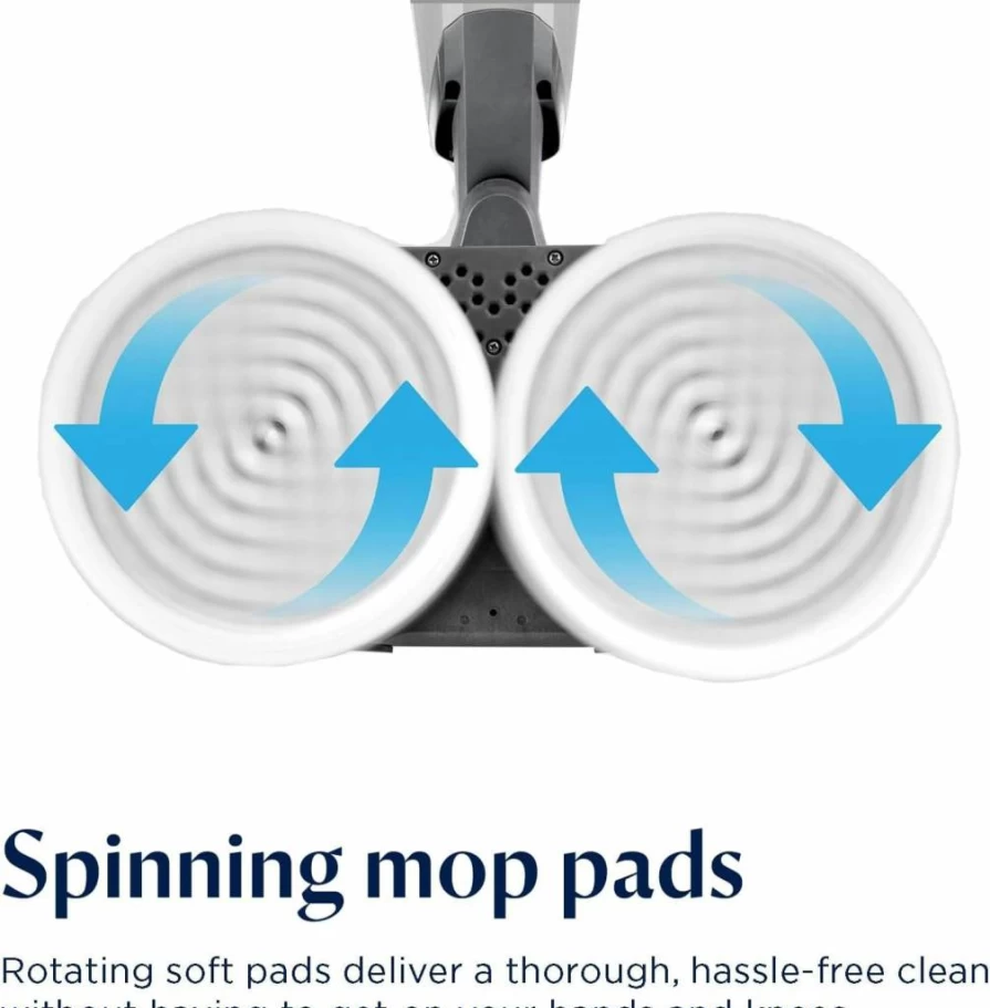 Bissell Spinwave 20393 Corded Hard Floor Spin Mop with Washable Pads for Sealed Floors - Expert Cleaning for Tile, Wood & Laminate