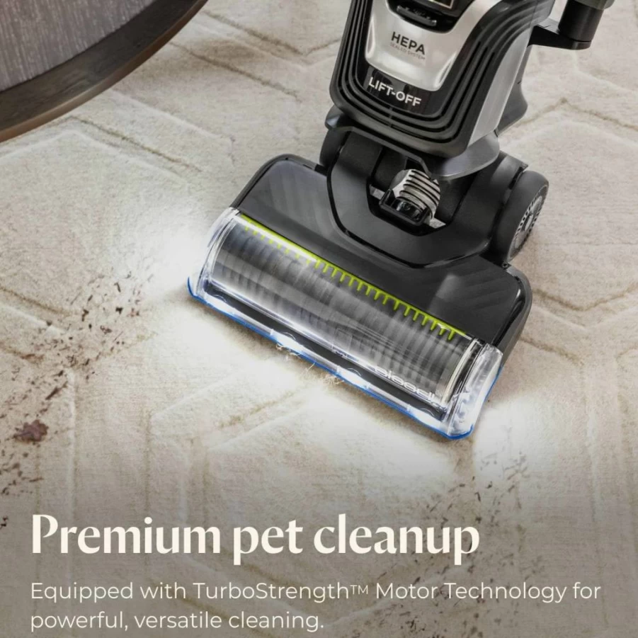 Bissell 39883 Pet Hair Eraser Vacuum with HEPA Filtration, Tangle-Free Brush Roll, and Strong Suction for Allergen Removal