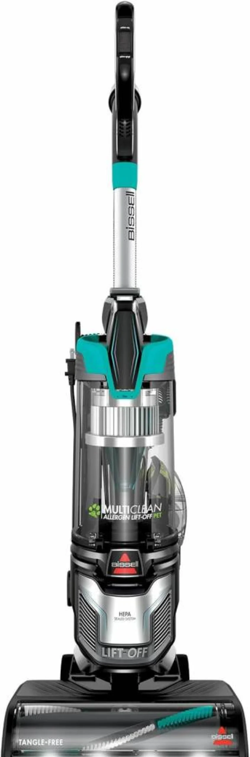 Bissell Multiclean 3402 Pet Vacuum with HEPA Sealed System, Tangle-Free Brush Roll, LED Headlights & Auto Cord Rewind - Allergen Reduction for Pet Hair