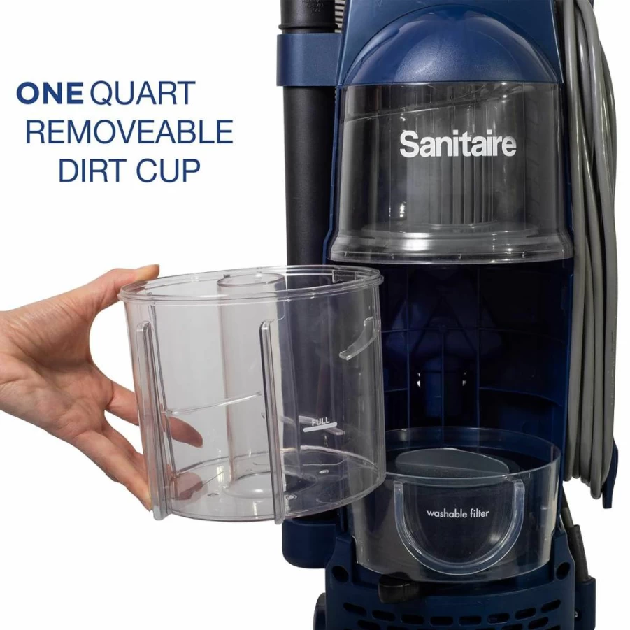 Sanitaire SL4410A Commercial Upright Bagless Vacuum Cleaner with Attachments for Professional Cleaning