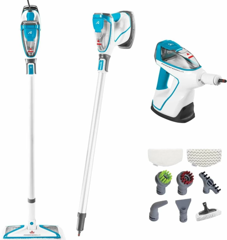 Bissell Powerfresh Slim 2075A Steam Mop for Floors - Lightweight, Powerful Steam Cleaning