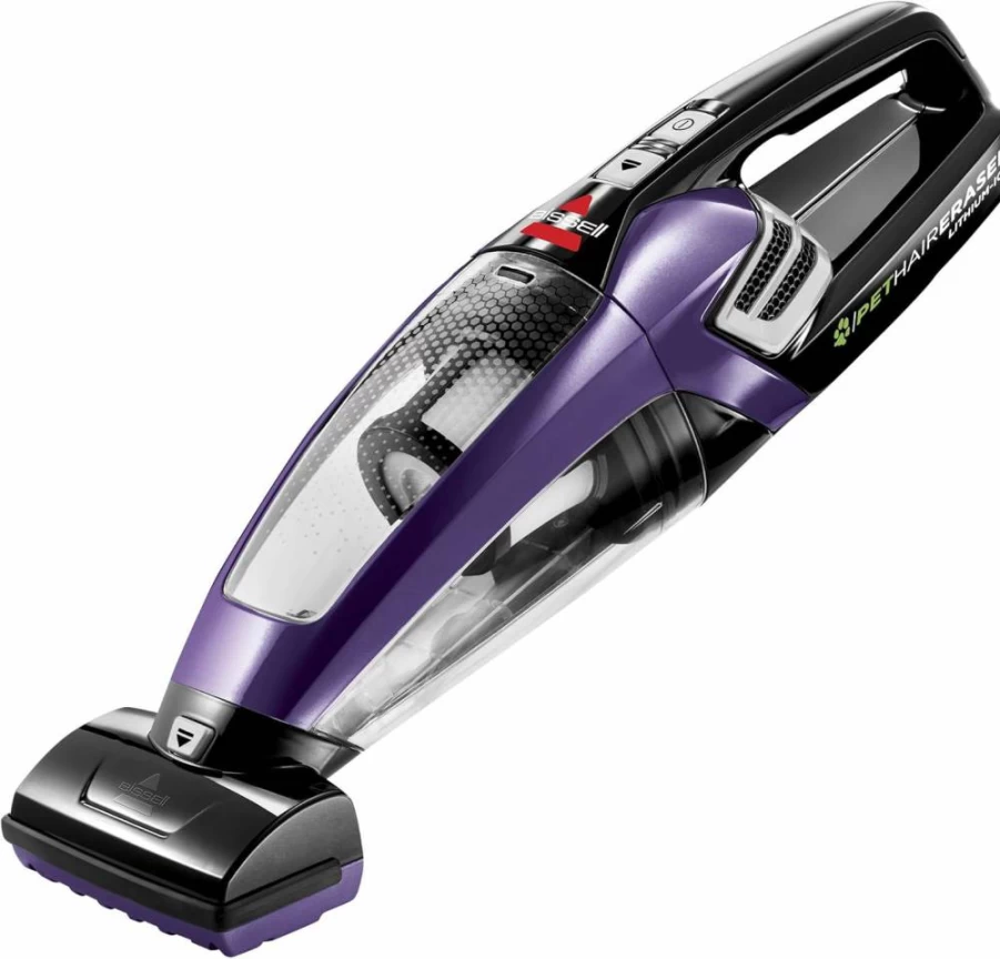 Bissell Cordless Handheld Vacuum for Pet Hair - Lithium Ion, Lightweight, Purple, Pet Hair Eraser Model