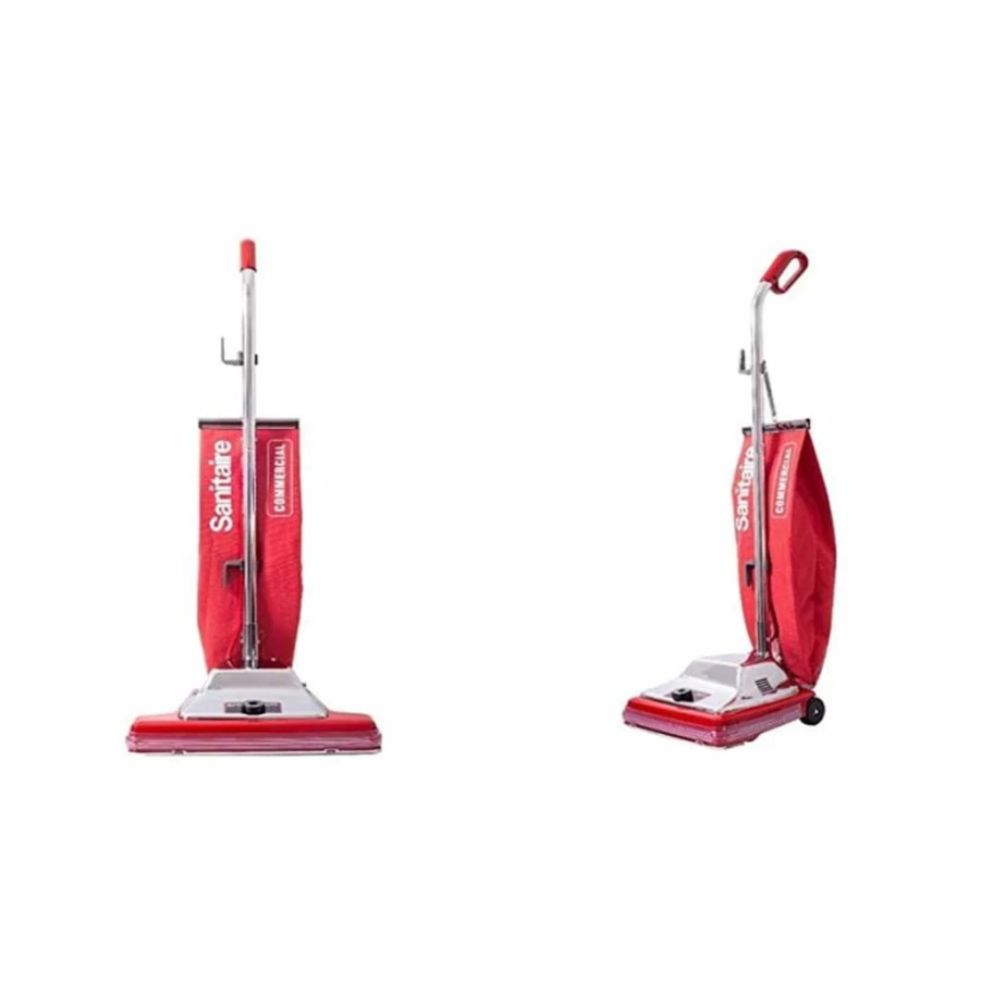 Sanitaire SC899H Tradition QuietClean Upright Vacuum Cleaner - 10.5" Width, 16.5" Depth, 20.5" Height, Red