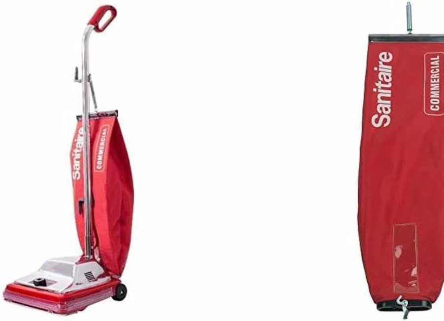 Sanitaire Sc886G Commercial Upright Vacuum Cleaner with Bag, 8.5" x 17.3" x 21.3" Dimensions