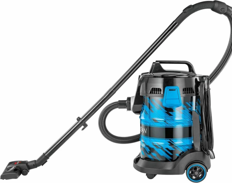 Bissell PowerClean 2035A Wet Dry Garage Vacuum Cleaner with Powerful Suction, Blue