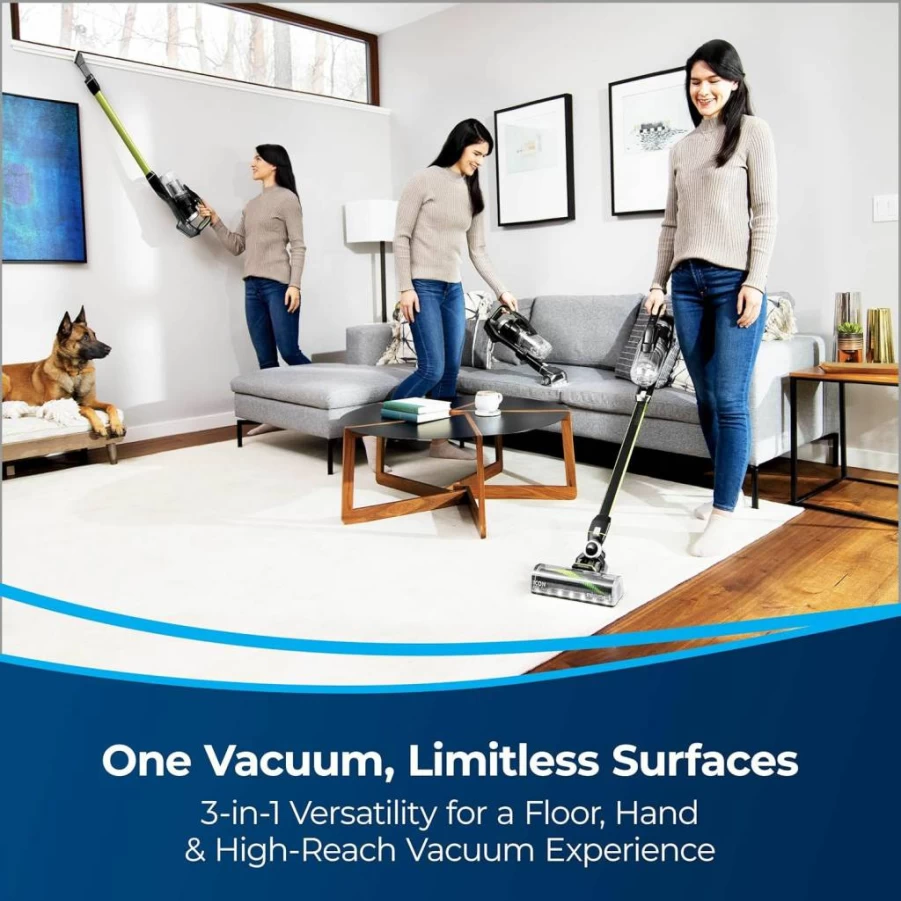 Bissell Iconpet Turbo Edge 3177A Cordless Handheld Vacuum for Pet Hair, Hard Floors & Upholstery