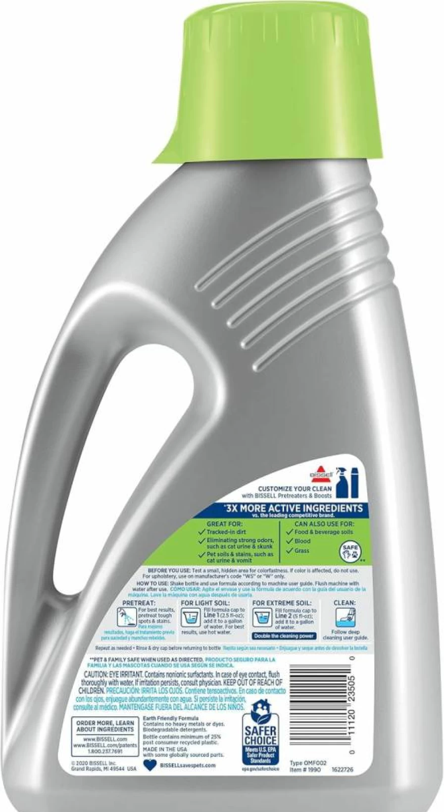Bissell ProPet 1990 Upright Carpet Cleaner with Urine Eliminator for Deep Cleaning Pets Stains