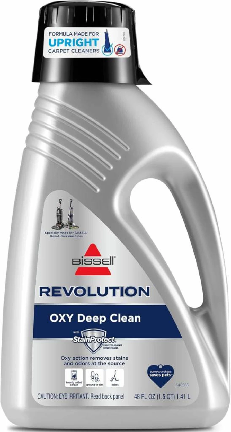 Bissell Revolution 3975 Upright Carpet Cleaner with Deep Cleaning Formula, 48 Oz for Carpets & Upholstery