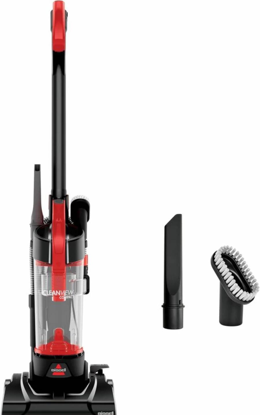 Bissell Cleanview Compact Upright Vacuum for Dorm Rooms & Apartments, Lightweight with Powerful Suction, Removable Extension Wand, Model 3508, Ideal for Small Spaces